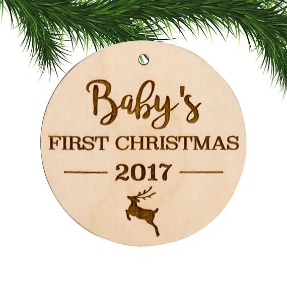 Sıcak satış bebek ilk Noel süsler