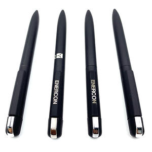 Nouveau stylo à bille de luxe en métal pour bureau, 0,7 mm, noir, avec logo personnalisé - Product Image 3