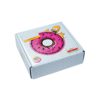 Boîte de boulangerie Donut empilable à 12 cellules-Emballage de présentation de dessert sulfurisé recyclable pour café et restauration en gros