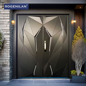 Porte Blindée de Style Européen pour Maisons, Portes d'<span class=keywords><strong>Entrée</strong></span> Extérieures Uniques en Aluminium Moulé pour Résidences - Product Image 1