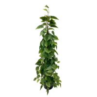 Plante artificielle verte en forme de cœur de 120 cm de haut, feuillage réaliste, fausse plante en pot pour villa, hôtel, hall, café
