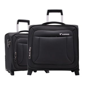 Nhà máy cung cấp chống nước chống bụi Jacquard Nylon được xây dựng trong bánh mềm cabin trường hợp 16 inch đa khoang hành lý - Product Image 6