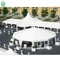 Tentes de luxe de grande taille pour l'extérieur, de bonne qualité, 15x40m, pour mariages, pouvant accueillir 300 personnes