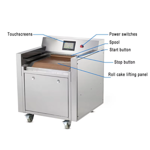 Machine à rouler le gâteau spongieux à saveur de dessert occidental <span class=keywords><strong>fraise</strong></span> banane chocolat centre rempli Cutter Squishy - Product Image 2