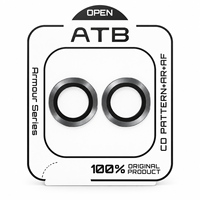 Protection d'objectif d'appareil photo ATB 3D anti-rayures AR+AF en verre trempé pour iPhone 17 18 Pro Max 18 Duo