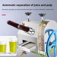 Industriële commerciële handmatige suikerrietpers, sapcentrifuge, machine voor het maken van sap, roestvrij staal, anti-druppel ontwerp