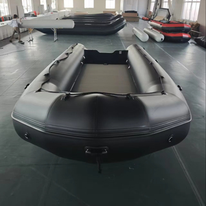Bateau à rames gonflable léger durable de 6-10m pour 6-10 personnes pliant la conception de PVC pour la dérive stable de lac et de rivière - Product Image 1