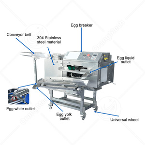 Orme thép không gỉ vỏ trứng nứt máy ngắt lòng đỏ trứng trắng tách - Product Image 2