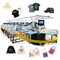 Impresora digital automática de tipo ovalado Doyan, máquina de serigrafía para impresora de etiquetas y bolsas de camisetas de papel
