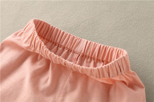 Conjuntos de Ropa de Verano para Niñas de Australia y Estados Unidos, sin Mangas, de Algodón y Lino, con Botones Delanteros, Volantes y Braguitas, Trajes para Niñas - Product Image 5