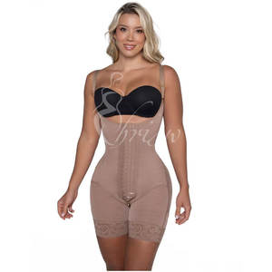 Vente chaude femmes gaines amincissantes contrôle du ventre Shaper taille haute formateur bretelles forte forme élastique porter corps costume - Product Image 2