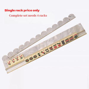 Supporti Magnetici in Acrilico Trasparente per Tessere Mahjong Stile Americano con Fessura Laterale per Giochi da Tavolo, Logo Personalizzabile - Product Image 6