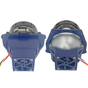 Nouvelle arrivée 3 pouces LED bi-faisceau lentille de projection 73W LED lentille de projecteur A11 <span class=keywords><strong>Max</strong></span> bleu Film lentille voiture lumière accessoire pour Audi - Product Image 4