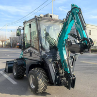 Backhoe Loader Harga Murah Excavator Digger Mini Backhoe Attachment Dijual