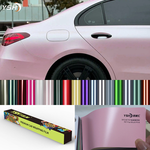 Film d'emballage en vinyle PET et PVC auto-adhésif résistant aux UV de haute qualité coloré changeant de teinte à haute brillance à vendre - Product Image 2