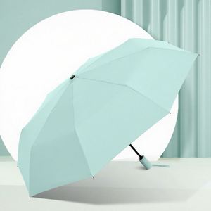 Sombrilla Plegable Automática de 8 Varillas con Protección UV para Mujer, Ideal para Viajes y Negocios - Product Image 1