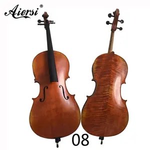 Nivel Maestro de alta calidad precio de fábrica mitad brillo antiguo violonchelo para venta