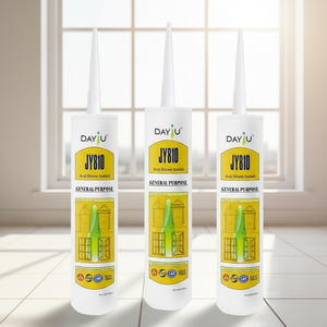 JY810 Excellent Adhesion on Glass and Aluminum Surfaces Perfect for Sealing Door and <strong>Window</strong> Acetic Sealant Caulking <strong>Silicone</strong> - Product Image 1