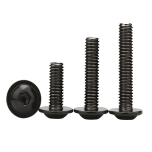 Tornillo de máquina de seguridad Torx con cabeza de botón, de acero al carbono negro grado 10.9, resistente a manipulaciones, ISO 14583 GB2672, M3 M4 M5 M6 - Product Image 3