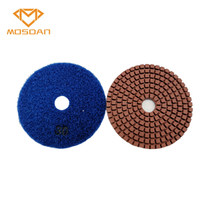 125มิลลิเมตร Cafe Pane กึ่งโลหะไฮบริดแผ่นขัดสำหรับพื้นคอนกรีต - Product Image 5