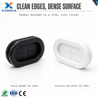 Douille isolante ovale en caoutchouc EPDM silicone sur mesure, joint d'étanchéité ovale en caoutchouc