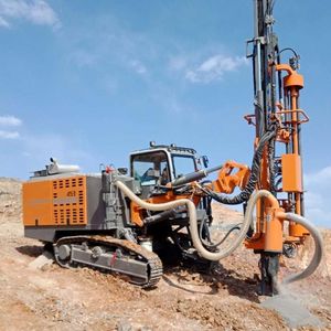 Geïntegreerde Blasthole Oppervlak <span class=keywords><strong>Crawler</strong></span> Gemonteerde Boorinstallatie Voor Geologische Studies Dth Rock Drill Machine Motor Mijn Boren - Product Image 6