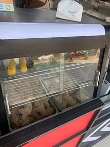 Vente chaude à <span class=keywords><strong>bas</strong></span> prix de haute qualité réchauffement électrique vitrine en verre affichage d'aliments chauds Snack armoires chauffantes - Product Image 3