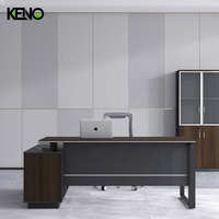Keno Mobilier Bureau Photos Design classique Chêne Couleur Directeur Table l Forme Haute Qualité Executive Discount Bureau Directeur