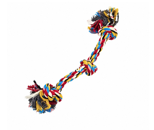 Jouet pour chien en corde à nœuds, jouet à mâcher durable en corde de coton pour chiots, chiens de petite, moyenne et grande taille, nettoyage des dents, jeu de traction et de rapport - Product Image 3
