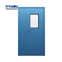 Puerta Seccional Automática de Acero Anticorrosión de Diseño Moderno para Cuartos Limpios Médicos, Fabricada por un Fabricante de Seguridad