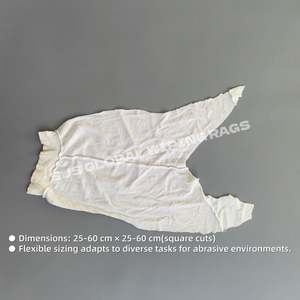 Trapos de Algodón Multiusos de 10 kg y 25 kg para Uso Industrial, Trapos de Limpieza 100% Algodón, Trapos de Felpa Blancos para Limpieza - Product Image 3