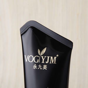 Vente en gros Tube de nettoyant pour le visage cosmétique vide en plastique PE vierge noir pour soins de la peau de 30ml 50ml 100ml 150ml avec couvercle à vis - Product Image 3