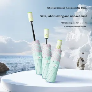 <span class=keywords><strong>Parapluie</strong></span> pliable automatique à double usage, à coins arrondis, pour le soleil et la pluie, léger, <span class=keywords><strong>petit</strong></span> pare-soleil, vente en gros - Product Image 2