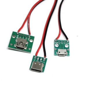 5V Micro Type-C <span class=keywords><strong>Mini</strong></span> T Port PCB với <span class=keywords><strong>Cabel</strong></span> chuyển đổi Adapter <span class=keywords><strong>USB</strong></span> để nhúng 5V Breakout Board sạc cáp hàn kết nối - Product Image 5