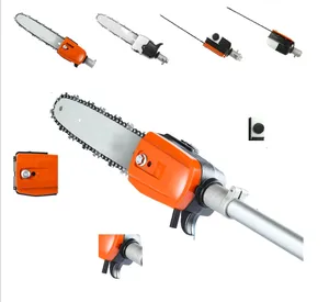 multi-function brush cutter with pole saw and hedge trimmer multifunction trimmer