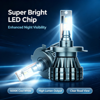 Ampoule de phare LED HOLY V35 12V, haute luminosité, bande de refroidissement en cuivre, blanc froid 6000K, étanche IP67, Plug & Play, pour tous les phares de voiture