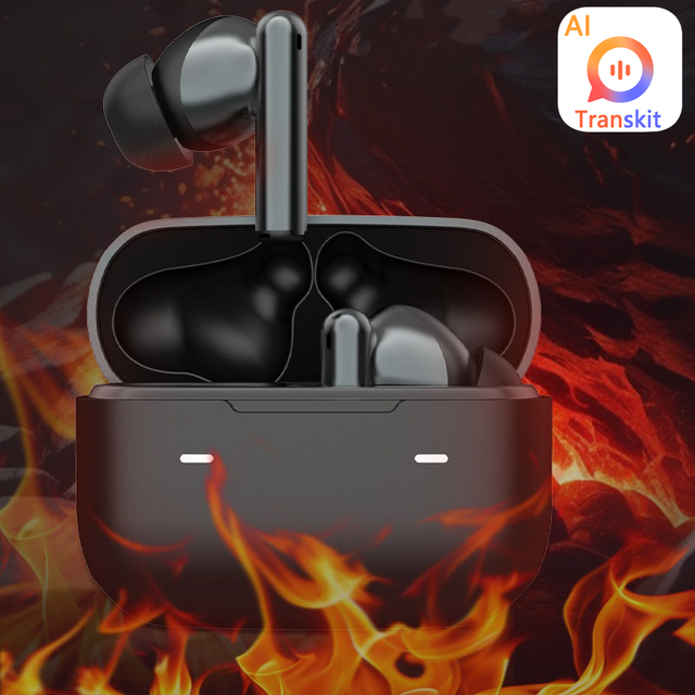 AI Translation Earbuds 156 Languages Real Time ANC ENC Wireless in Ear Headphones Business Meeting Factory Wholesale OEM ODM X16