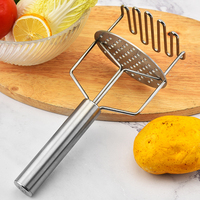 Fruit Veget Tool Gadgets Bloemkool Knoflook Perst Draagbare Handmatige Roestvrijstalen Aardappel Mashers Ricers Chopper