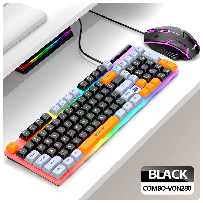 Souris + clavier VON280 noir