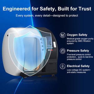 2.0 ATA Shell Medical Home Portable Multiplace 2 Person Seated Sitting Capsule 2 ATA HBOT <strong>Hyperbaric</strong> Oxygenation Hard <strong>Chamber</strong> - Product Image 4
