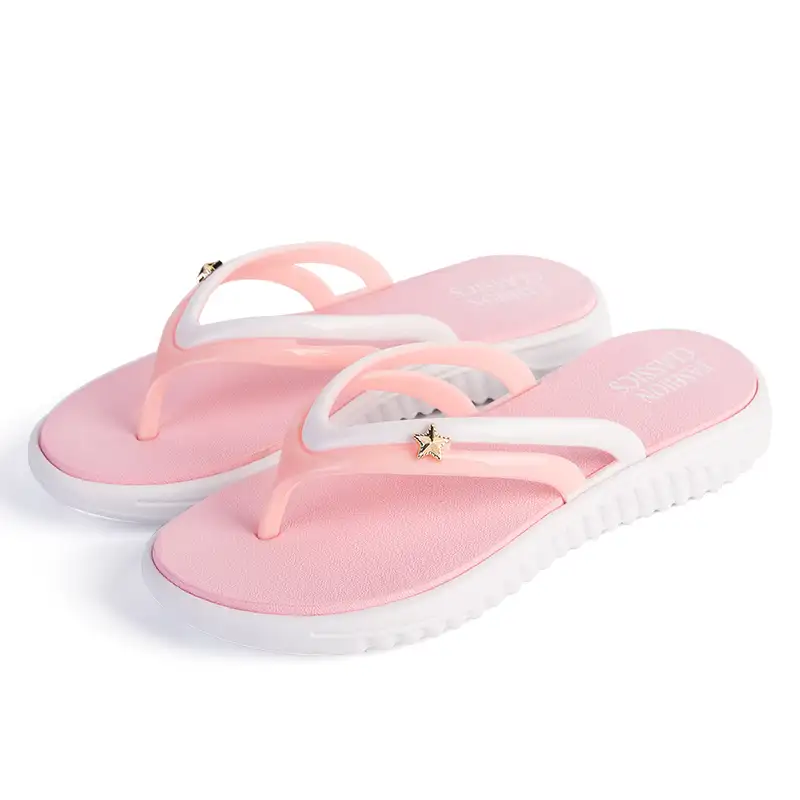 Womens Summer Slip-ShoesにAntiのHard着用Fashion Leisure Slippers Beach Swimming Walking Indoor T縛らFlip Flops