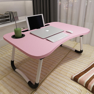 Mesa para Laptop Jin Hai, Mesa de Cama Plegable de Plástico de 60x40cm, Escritorio de Estudio de Estilo Moderno y Simple para Uso en Dormitorios Estudiantiles - Product Image 1