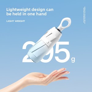 Ombrello Manuale a 5 Sezioni con Gradiente di Colore a Capsula |   8 stecche antivento, rivestimento nero con protezione UV |   Doppio Uso Sole e <span class=keywords><strong>Pioggia</strong></span> - Product Image 3