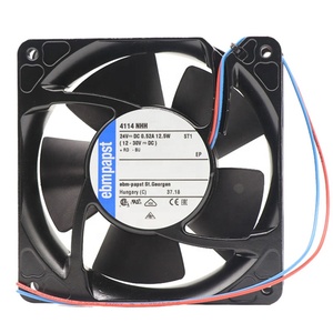 พัดลมระบายความร้อนแบบแกน DC ebm-papst รุ่น 4114NHH 24V ขนาด 119*119*38 มม. สำหรับอุปกรณ์ตู้ควบคุมอุตสาหกรรม - Product Image 1
