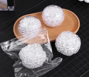 Pelota Antiestrés Blanca 2025 con Sonido Crujiente, Juguete Sensorial de Cristal para Niños, Alivio del Estrés para Niños y Niñas de 5 a 7 Años - Product Image 3