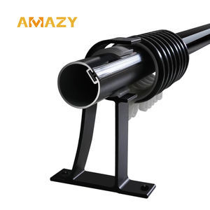 Accesorios de barra de cortina de operación simple, postes de tubería y postes para cortinas, decoración del hogar, postes de cortina, pistas - Product Image 4