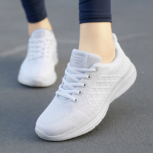 Nouvelle mode de baskets de sport décontractées pour femmes chaussures de course athlétiques de marche en cuir légères et respirantes conception transfrontalière - Product Image 2