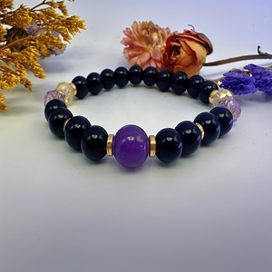 Bracelet de protection d'empathie, bouclier d'aura, absorbe la négativité, « le manteau de pluie de l'émpath », cristal de tourmaline noire, guérison par l'empathie - Product Image 5