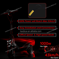 MODTEK 43KM/H ZT3 PRO Modulo di Sblocco Velocità con Chip di Regolazione Rapida, Avvio a Zero Velocità, 3 Modalità di Guida per Ricambi Scooter Ninebot Segway ZT3