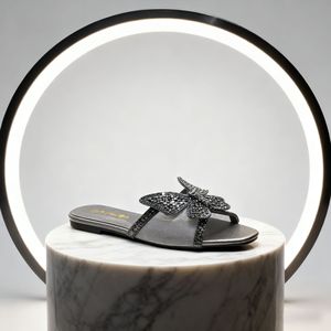 <span class=keywords><strong>Ciabatte</strong></span> Estive da Donna <span class=keywords><strong>con</strong></span> Design alla Moda <span class=keywords><strong>con</strong></span> <span class=keywords><strong>Fiocco</strong></span> e Strass, Resistenti e Leggere per Uso Esterno - Product Image 3